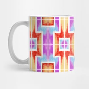 Abstract Squares Pattern Mug